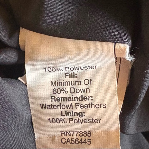 Excellent Condition! J. Crew Down Filled Black and Cream Herringbone Vest Size M - Picture 6 of 8